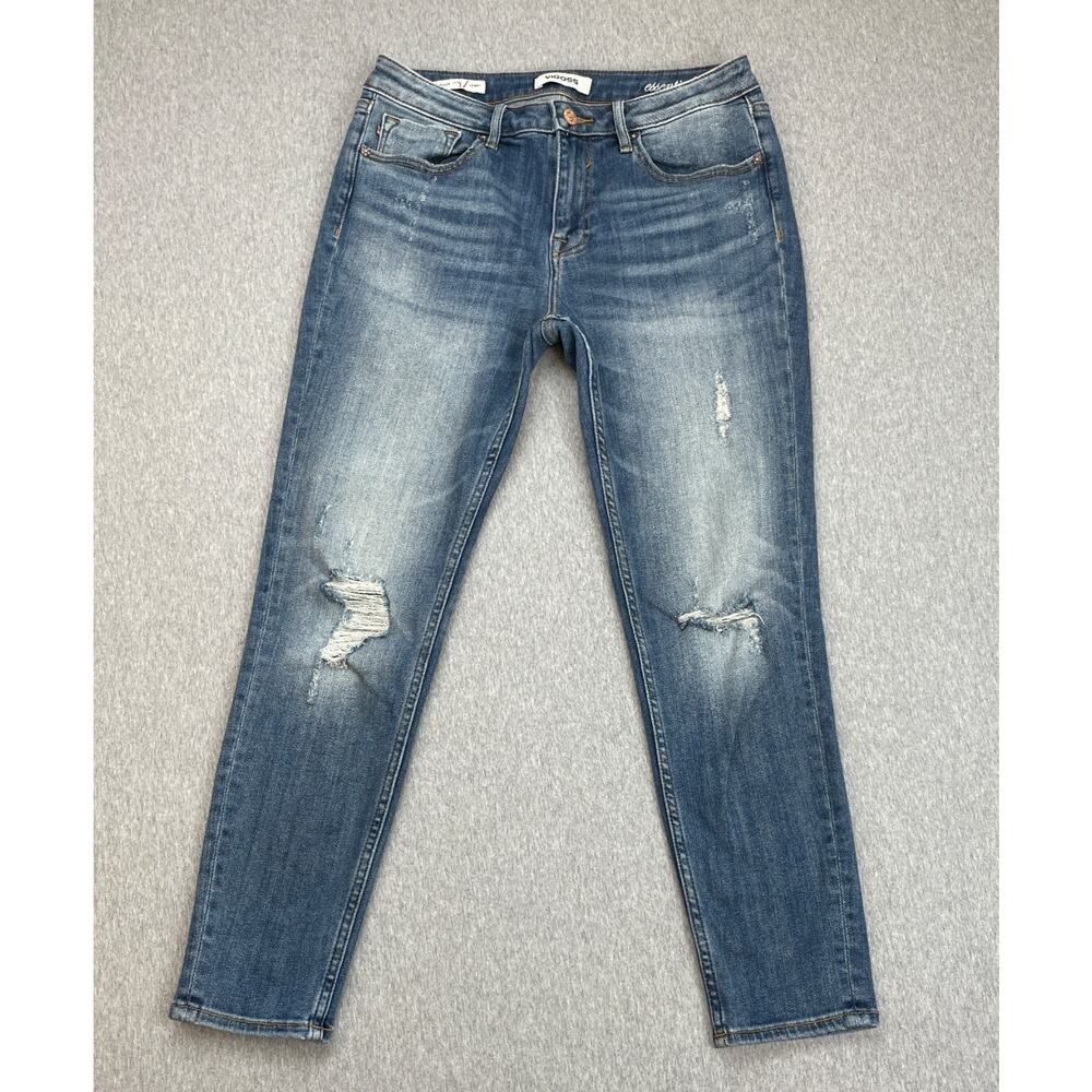 Vigoss Jeans Women 29 Blue Denim Cotton Blend Stretch Essential Jagger Skinny